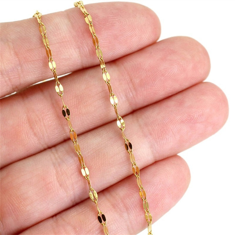 Gold Chain Anklet | Durable Stainless Steel-Plated 14k Gold 5