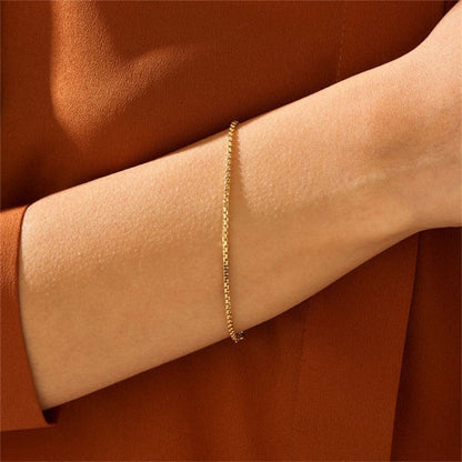 Gold Chain Bracelet | Durable Stainless Steel-Plated 14k Gold 1