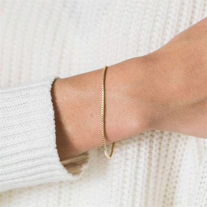 Gold Chain Bracelet | Durable Stainless Steel-Plated 14k Gold 2