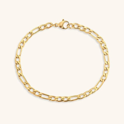 Gold Chain Bracelet | Durable Stainless Steel-Plated 14k Gold Design 0