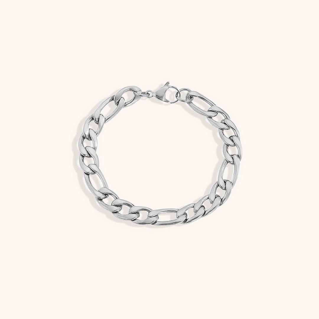 Gold Chain Bracelet | Durable Stainless Steel-Plated 14k Gold Design 17