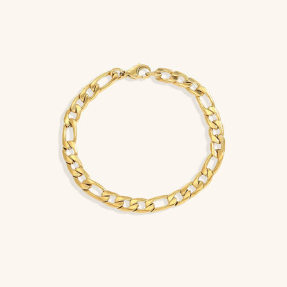 Gold Chain Bracelet | Durable Stainless Steel-Plated 14k Gold Design 21