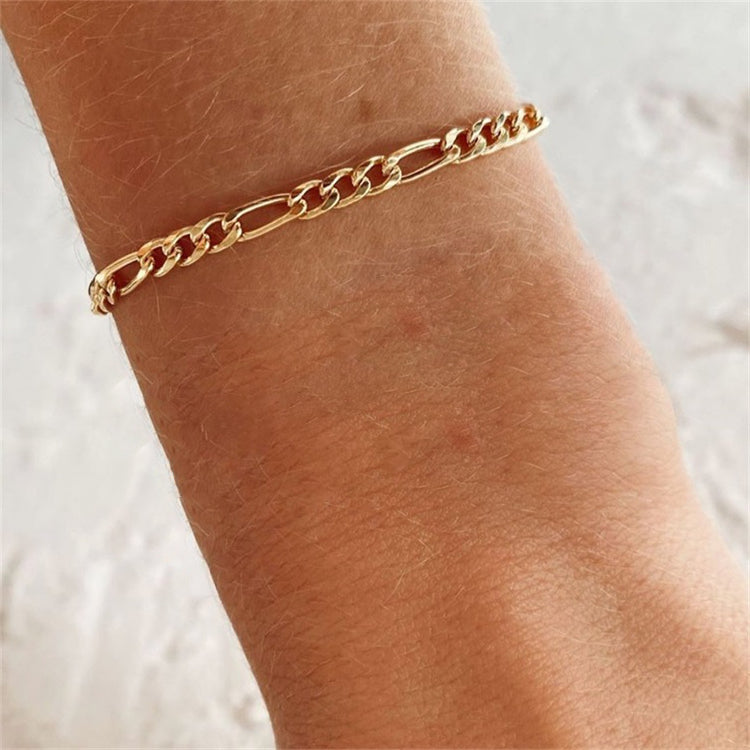Gold Chain Bracelet | Durable Stainless Steel-Plated 14k Gold Design 3