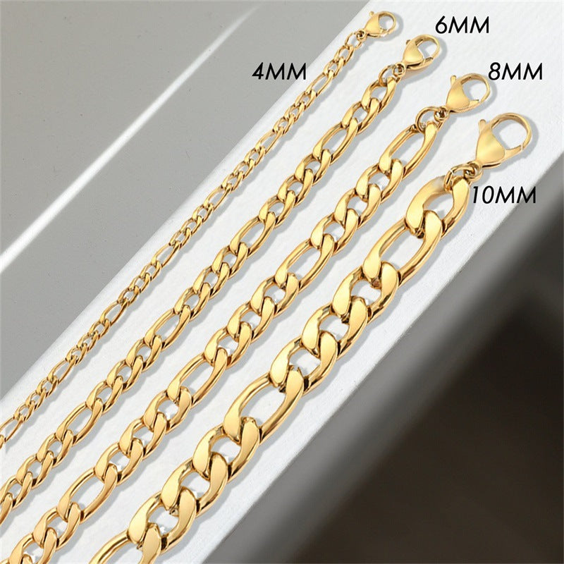 Gold Chain Bracelet | Durable Stainless Steel-Plated 14k Gold Design 4