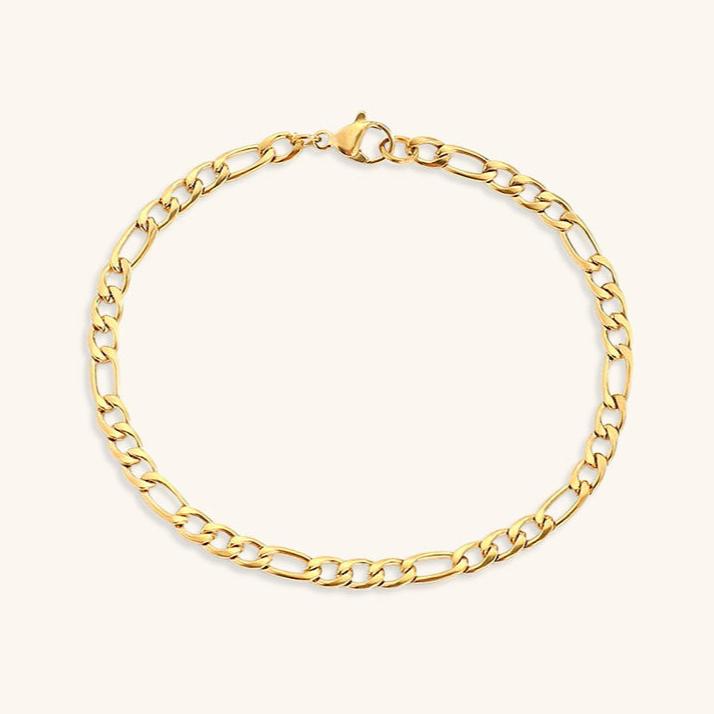 Gold Chain Bracelet | Durable Stainless Steel-Plated 14k Gold Design 5