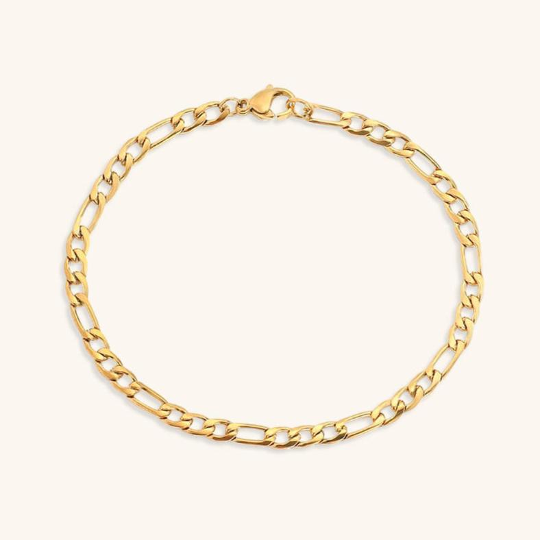 Gold Chain Bracelet | Durable Stainless Steel-Plated 14k Gold Design 6