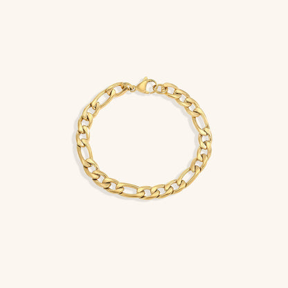 Gold Chain Bracelet | Durable Stainless Steel-Plated 14k Gold Design 7
