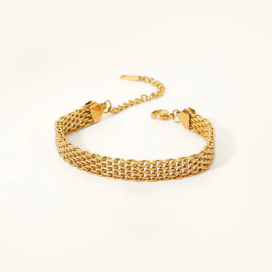 Gold Chain Bracelet | Elegant Multi-Chain Design, Waterproof & Hypoallergenic 0