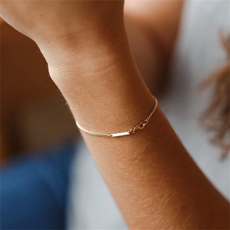 Gold Chain Bracelet | Hypoallergenic Stainless Steel with Timeless Elegance 1