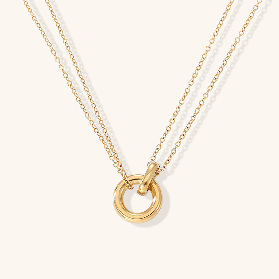 Gold Chain Necklace | 14k Gold-Plated Stylish Design with Extension 0
