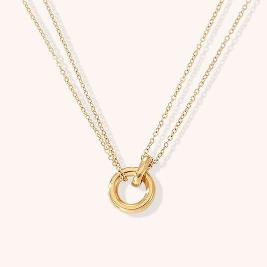 Gold Chain Necklace | 14k Gold-Plated Stylish Design with Extension 0