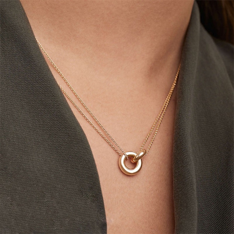 Gold Chain Necklace | 14k Gold-Plated Stylish Design with Extension 1