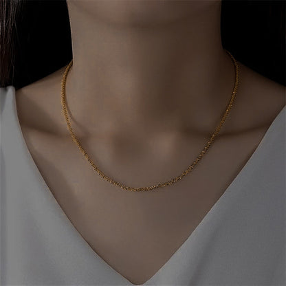 Gold Chain Necklace | Durable Stainless Steel-Plated with Elegant Design 1