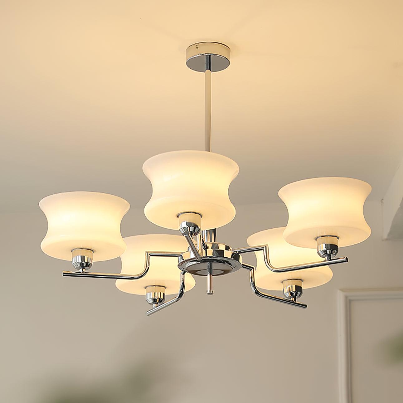 Gold Chandelier | Vintage Style Light for Dining Room or Living Space 4