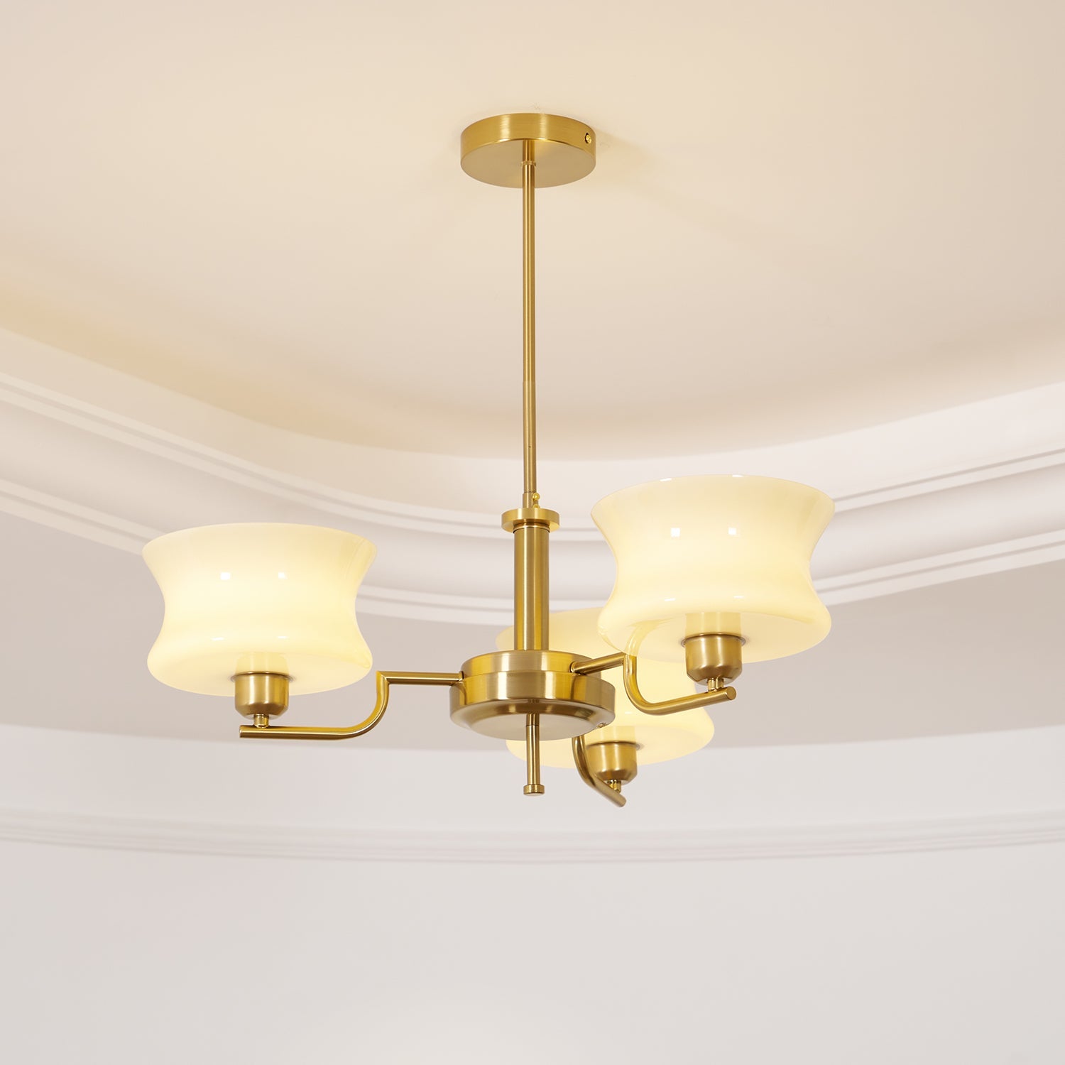 Gold Chandelier | Vintage Style Light for Dining Room or Living Space 6