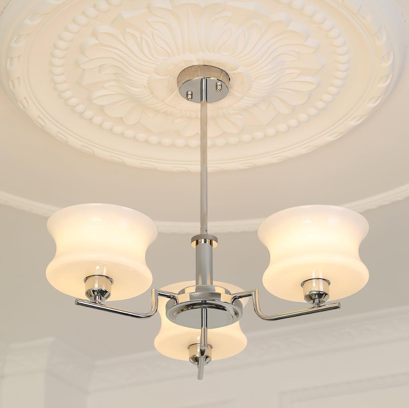 Gold Chandelier | Vintage Style Light for Dining Room or Living Space 9