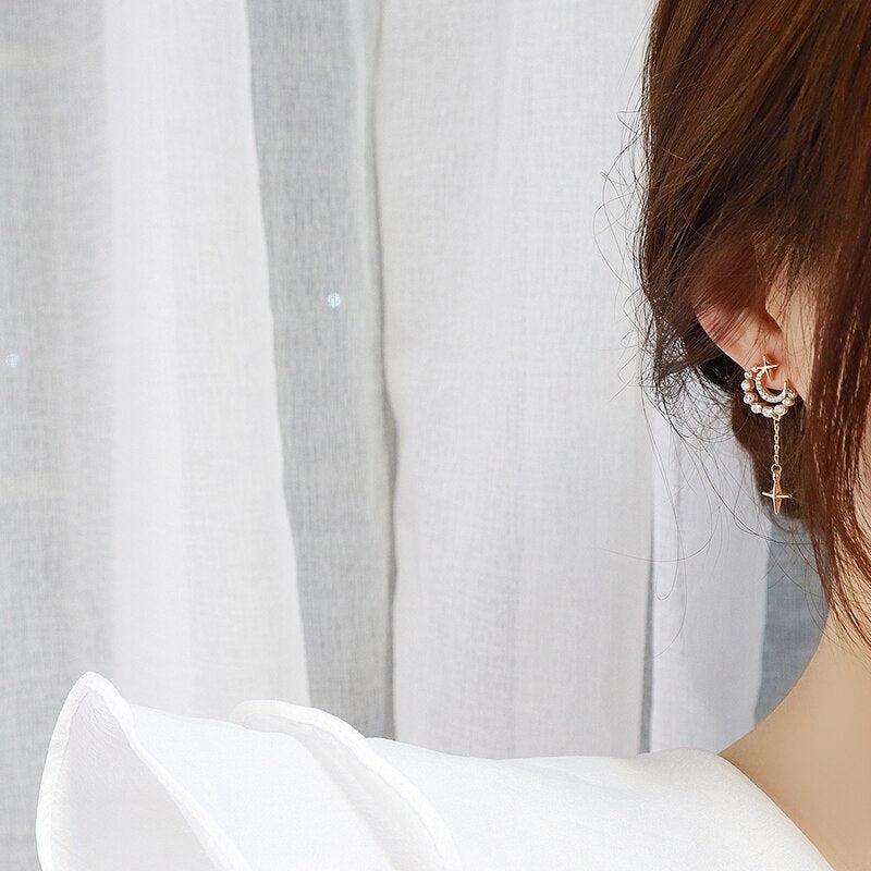 Gold Drop Earrings | Hypoallergenic S925 Silver with 18K Gold Finish 1