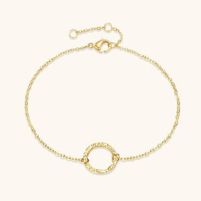 Gold Hoop Bracelet | Durable Stainless Steel with 14k Gold Plating 0