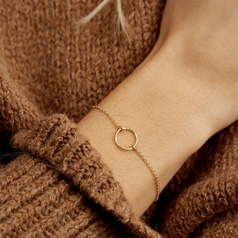 Gold Hoop Bracelet | Durable Stainless Steel with 14k Gold Plating 1