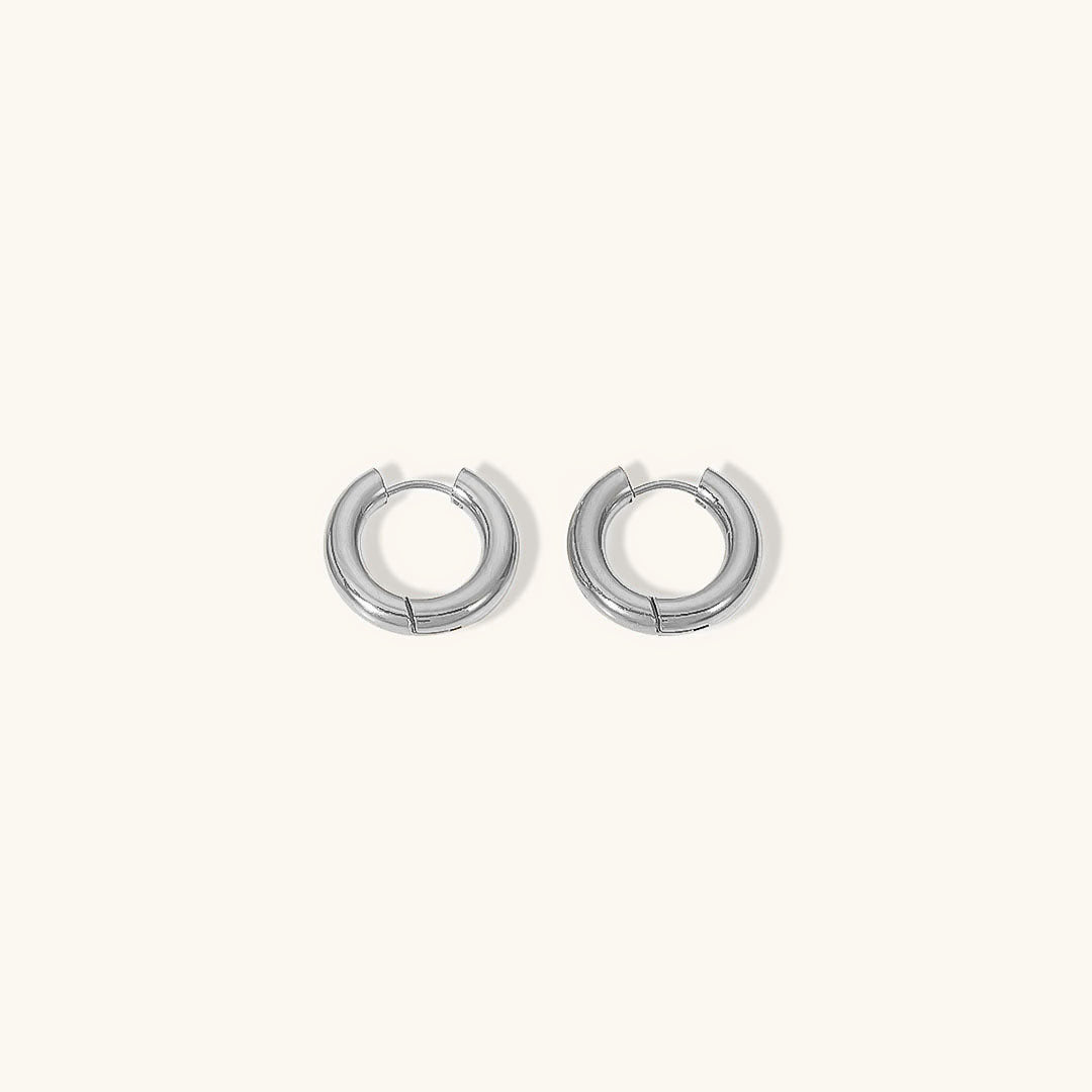Gold Hoop Earrings | 18k Gold-Plated Stainless Steel with Elegant Design 5