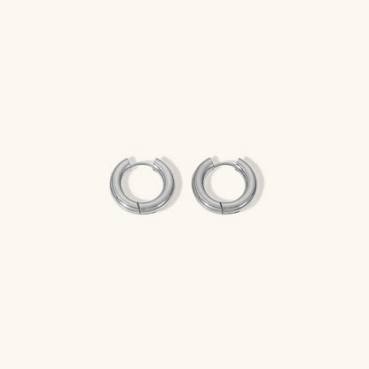 Gold Hoop Earrings | 18k Gold-Plated Stainless Steel with Elegant Design 5