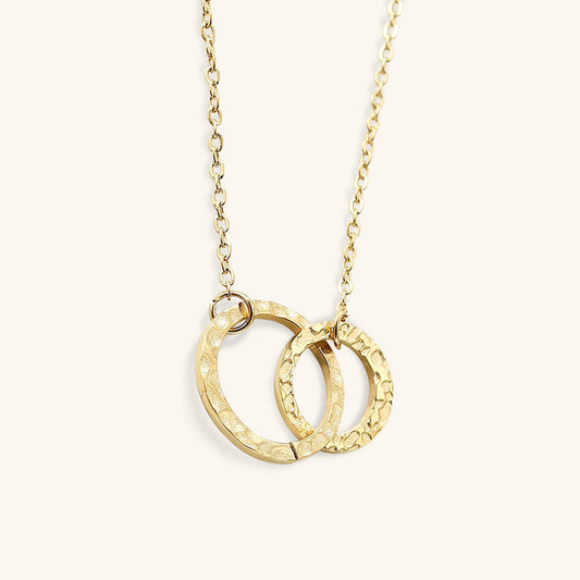 Gold Hoop Necklace | Ethically Sourced Stainless Steel with 14k Gold Finish 0