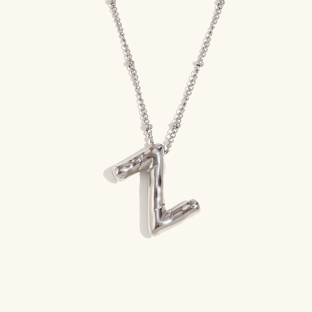 Gold Initial Necklace | Hypoallergenic 18k Gold-Plated Pendant 10