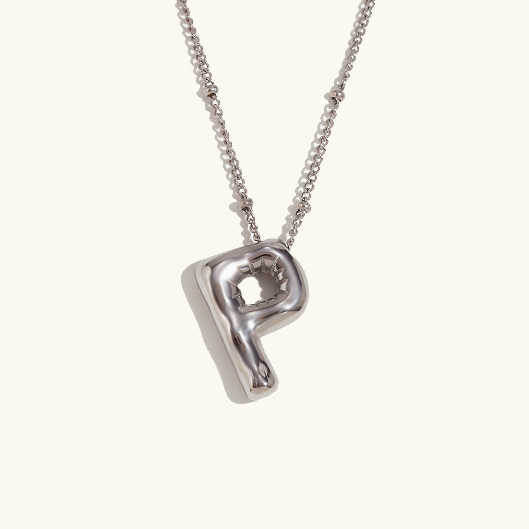 Gold Initial Necklace | Hypoallergenic 18k Gold-Plated Pendant 18