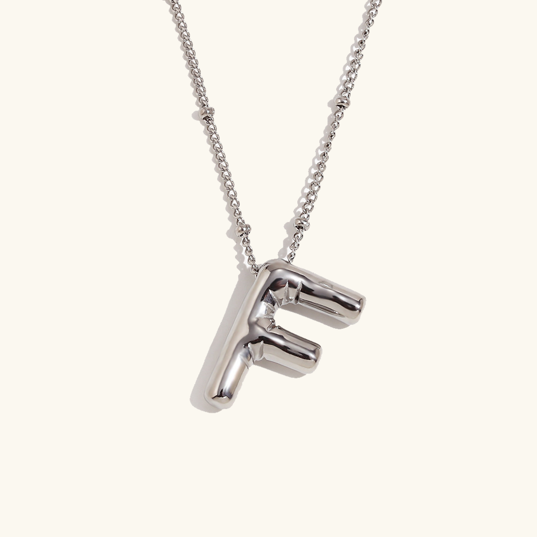 Gold Initial Necklace | Hypoallergenic 18k Gold-Plated Pendant 19