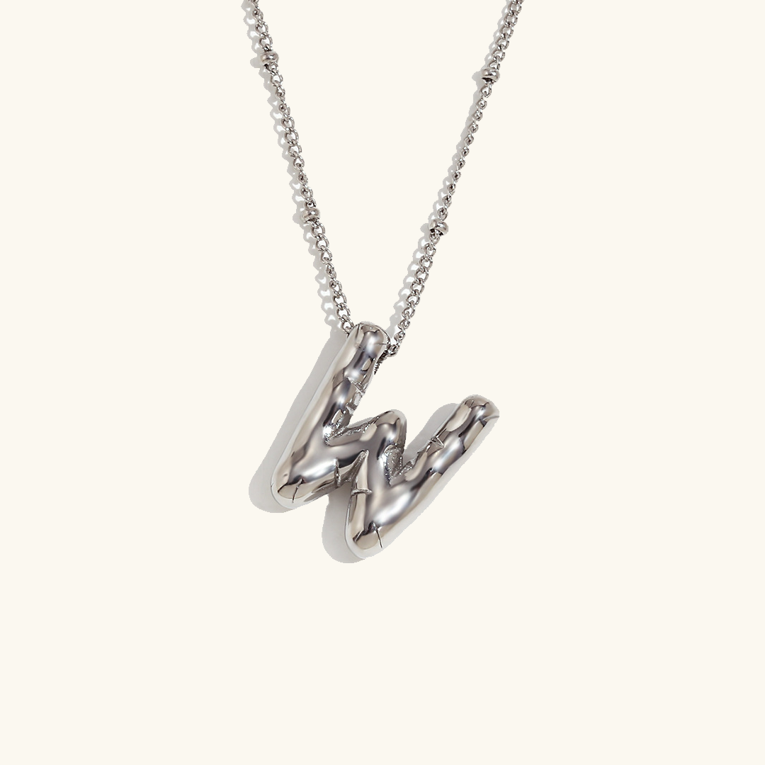 Gold Initial Necklace | Hypoallergenic 18k Gold-Plated Pendant 24