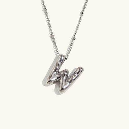 Gold Initial Necklace | Hypoallergenic 18k Gold-Plated Pendant 24