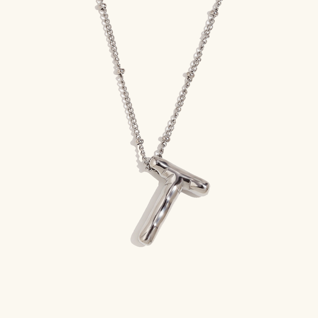 Gold Initial Necklace | Hypoallergenic 18k Gold-Plated Pendant 28
