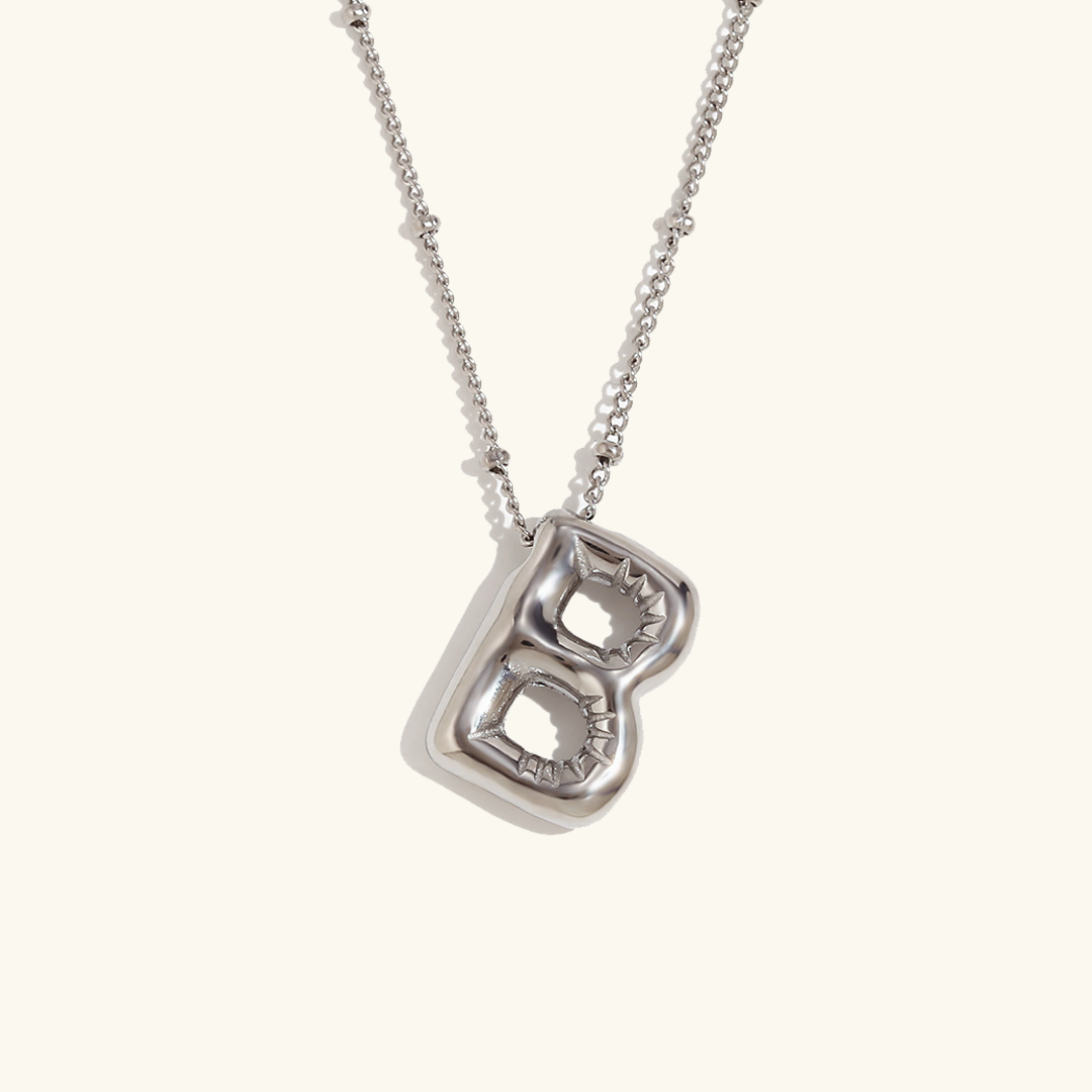 Gold Initial Necklace | Hypoallergenic 18k Gold-Plated Pendant 29