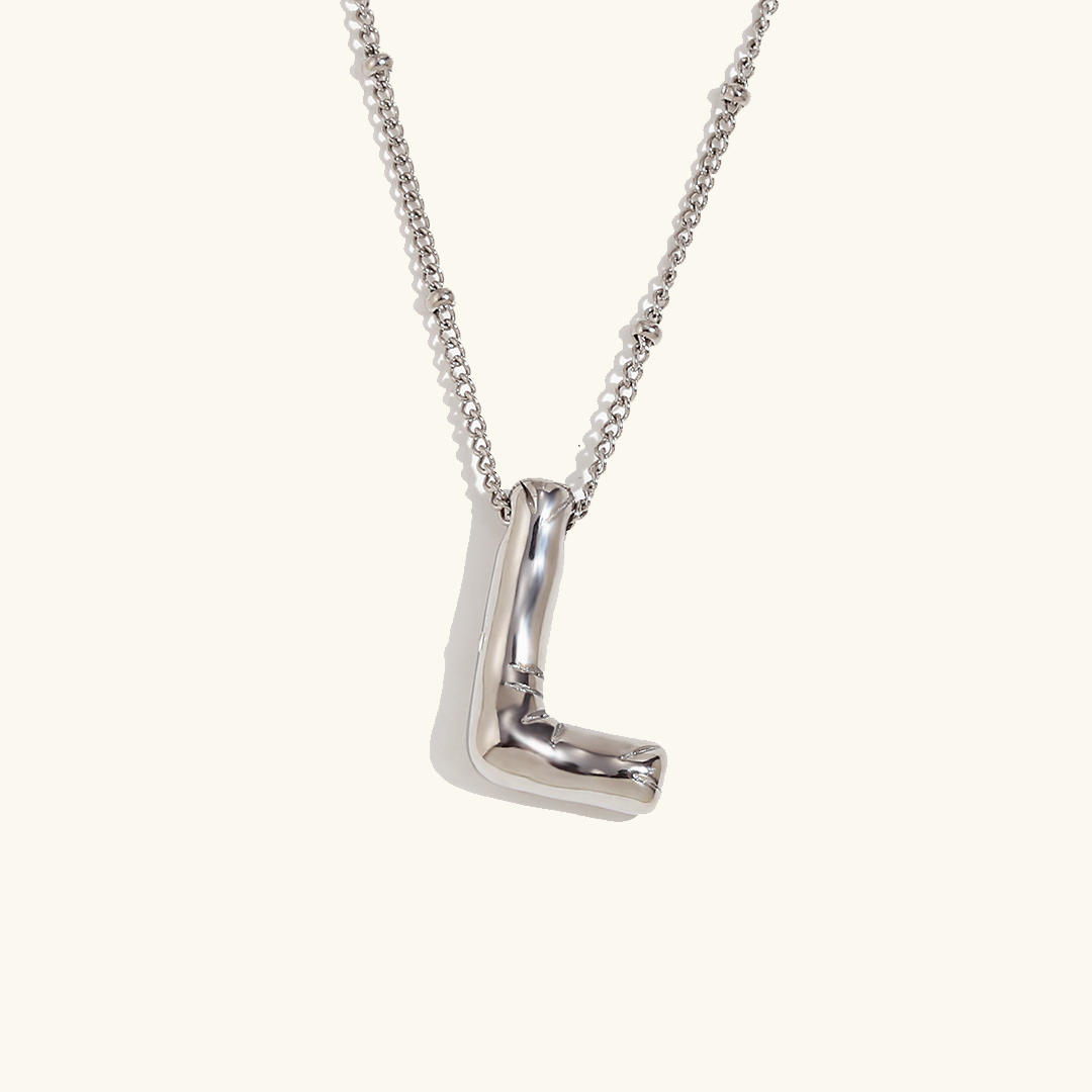 Gold Initial Necklace | Hypoallergenic 18k Gold-Plated Pendant 30