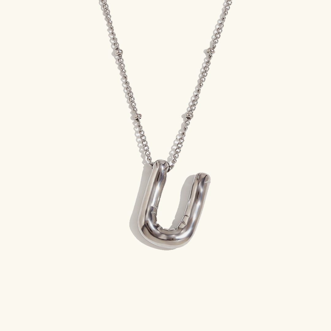 Gold Initial Necklace | Hypoallergenic 18k Gold-Plated Pendant 32