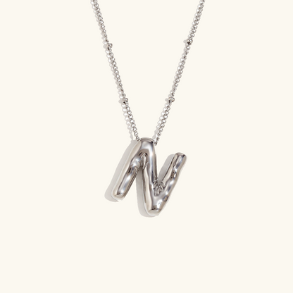 Gold Initial Necklace | Hypoallergenic 18k Gold-Plated Pendant 34