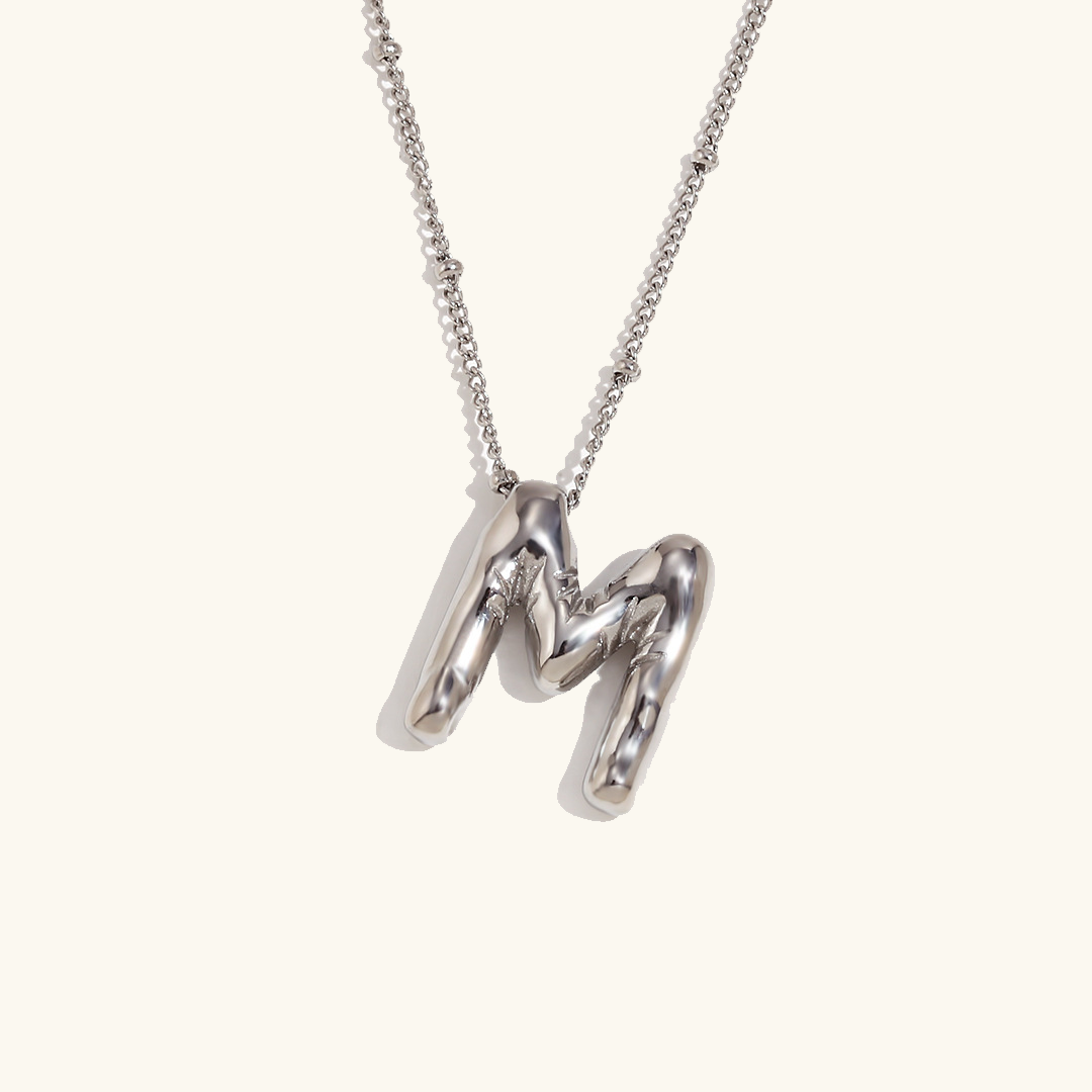 Gold Initial Necklace | Hypoallergenic 18k Gold-Plated Pendant 35