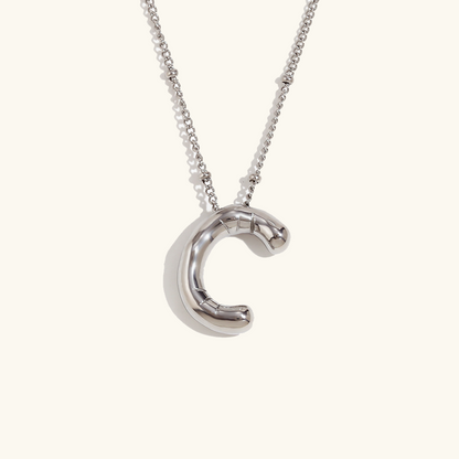 Gold Initial Necklace | Hypoallergenic 18k Gold-Plated Pendant 37