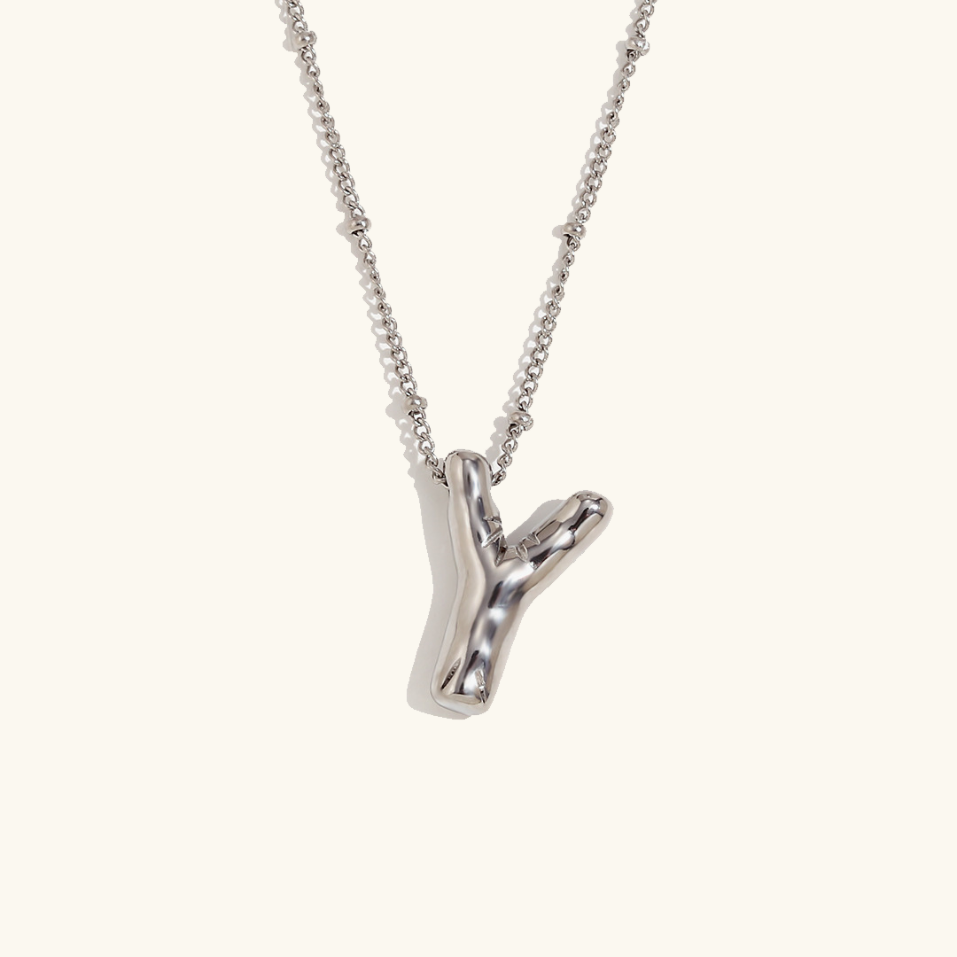 Gold Initial Necklace | Hypoallergenic 18k Gold-Plated Pendant 39