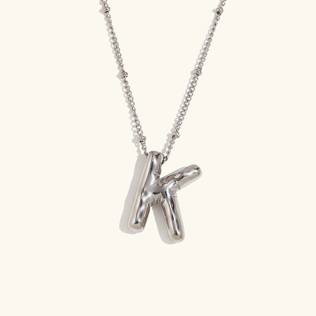 Gold Initial Necklace | Hypoallergenic 18k Gold-Plated Pendant 40