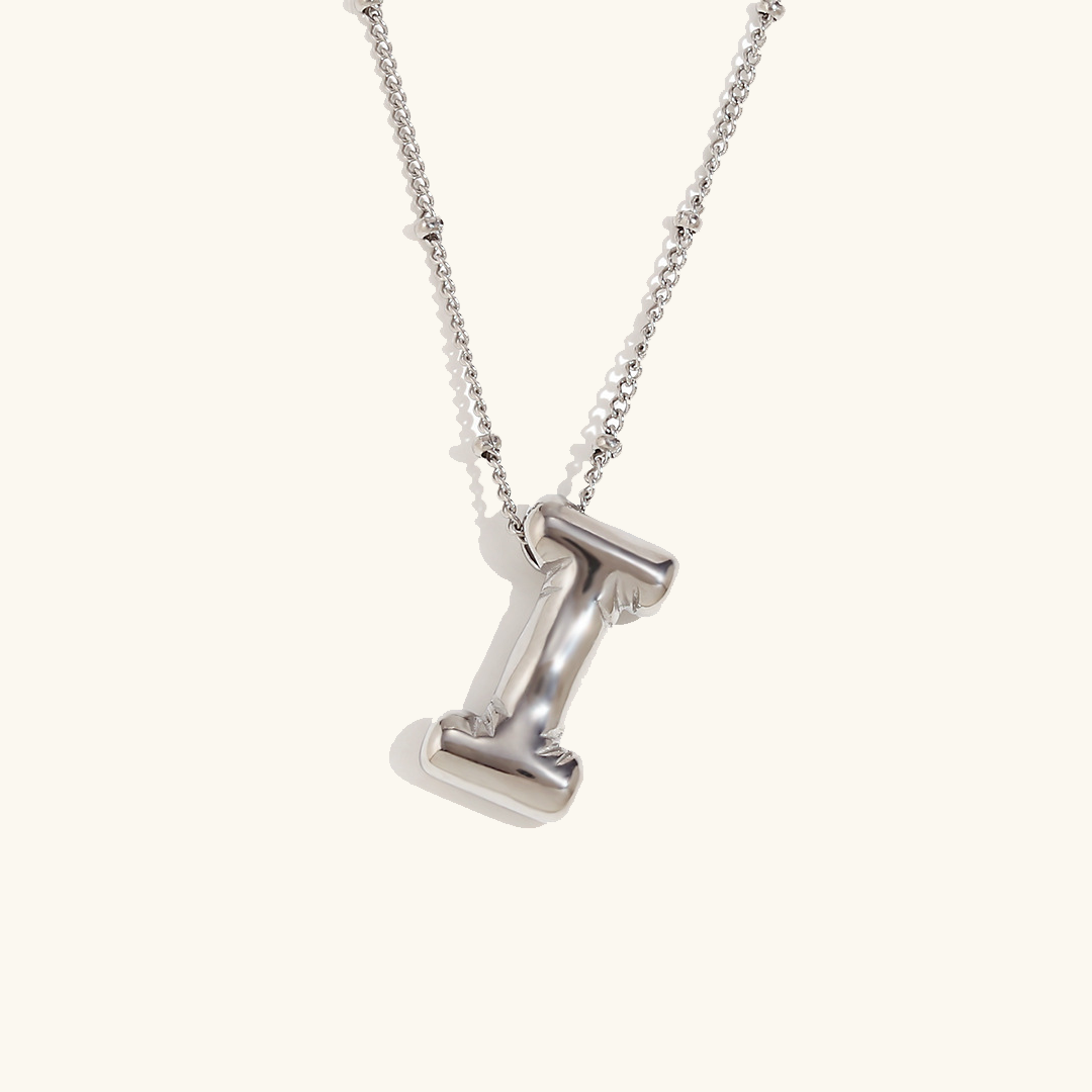 Gold Initial Necklace | Hypoallergenic 18k Gold-Plated Pendant 43