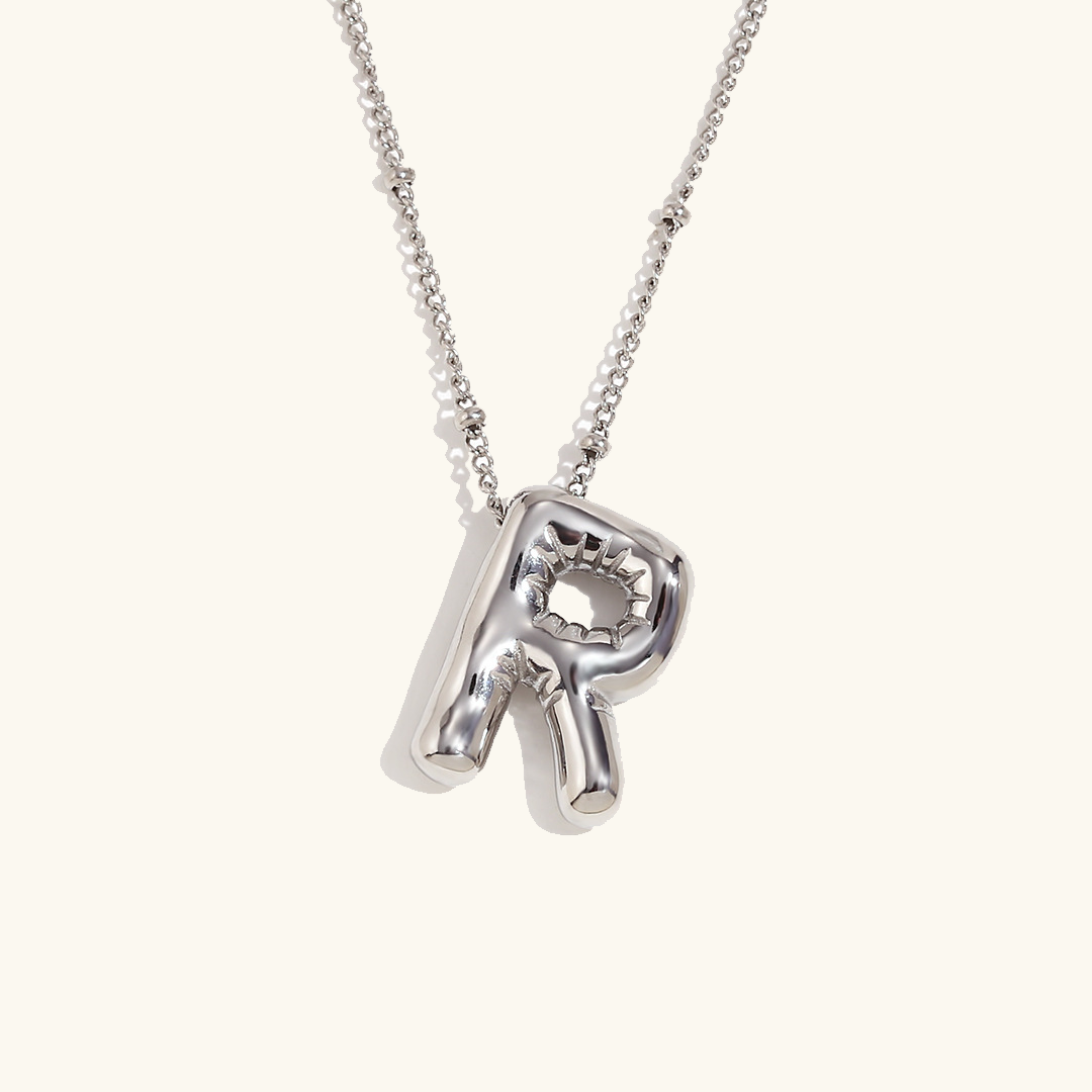 Gold Initial Necklace | Hypoallergenic 18k Gold-Plated Pendant 45