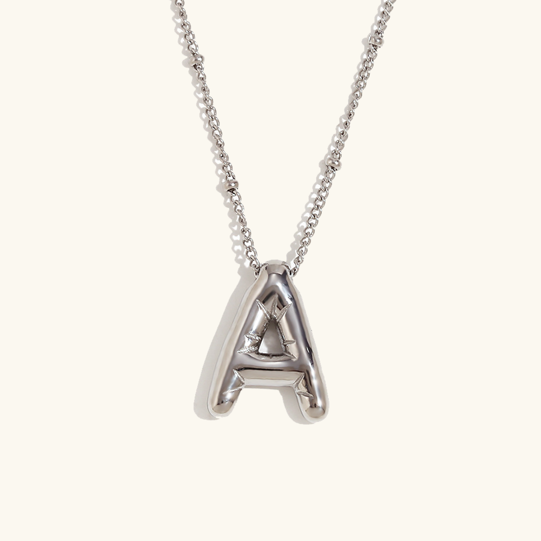 Gold Initial Necklace | Hypoallergenic 18k Gold-Plated Pendant 9