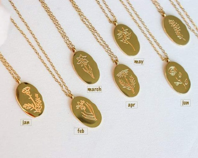 Gold Necklace | 18K Plated Stainless Steel Oval Coin with Adjustable Extender 7