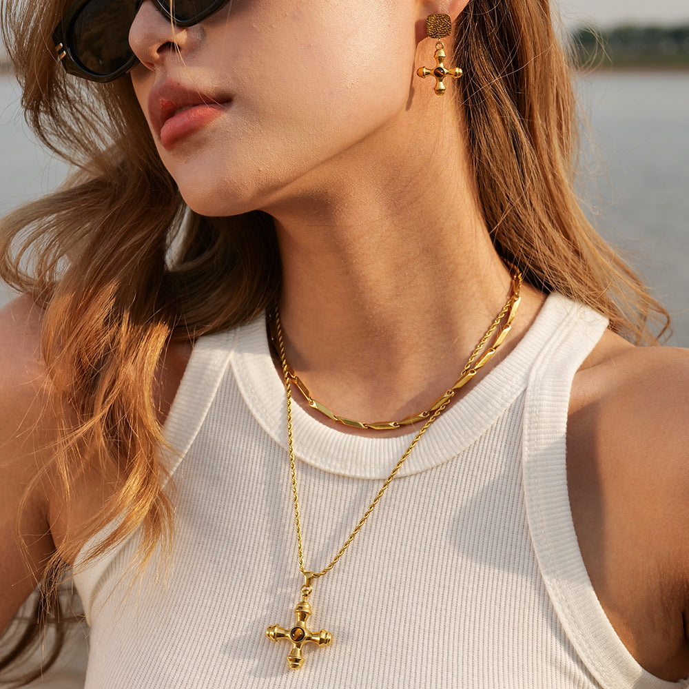 Gold Necklace | 18k Gold Plated with Hypoallergenic Design 3