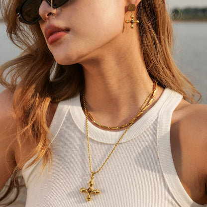 Gold Necklace | 18k Gold Plated with Hypoallergenic Design 3