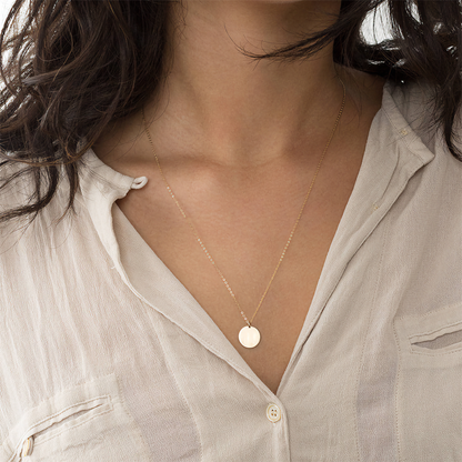 Gold Necklace | Durable Stainless Steel-Plated 14k Gold Chain with Adjustable Length 1