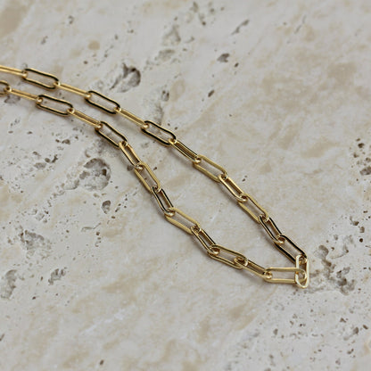 Gold Necklace | Tarnish Resistant Stainless Steel Chain with Vintage Elegance 3