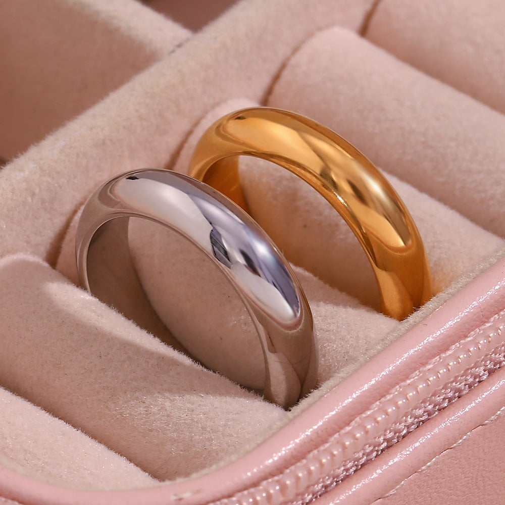 Gold Ring | Waterproof 18K Gold with Minimalist Design 3
