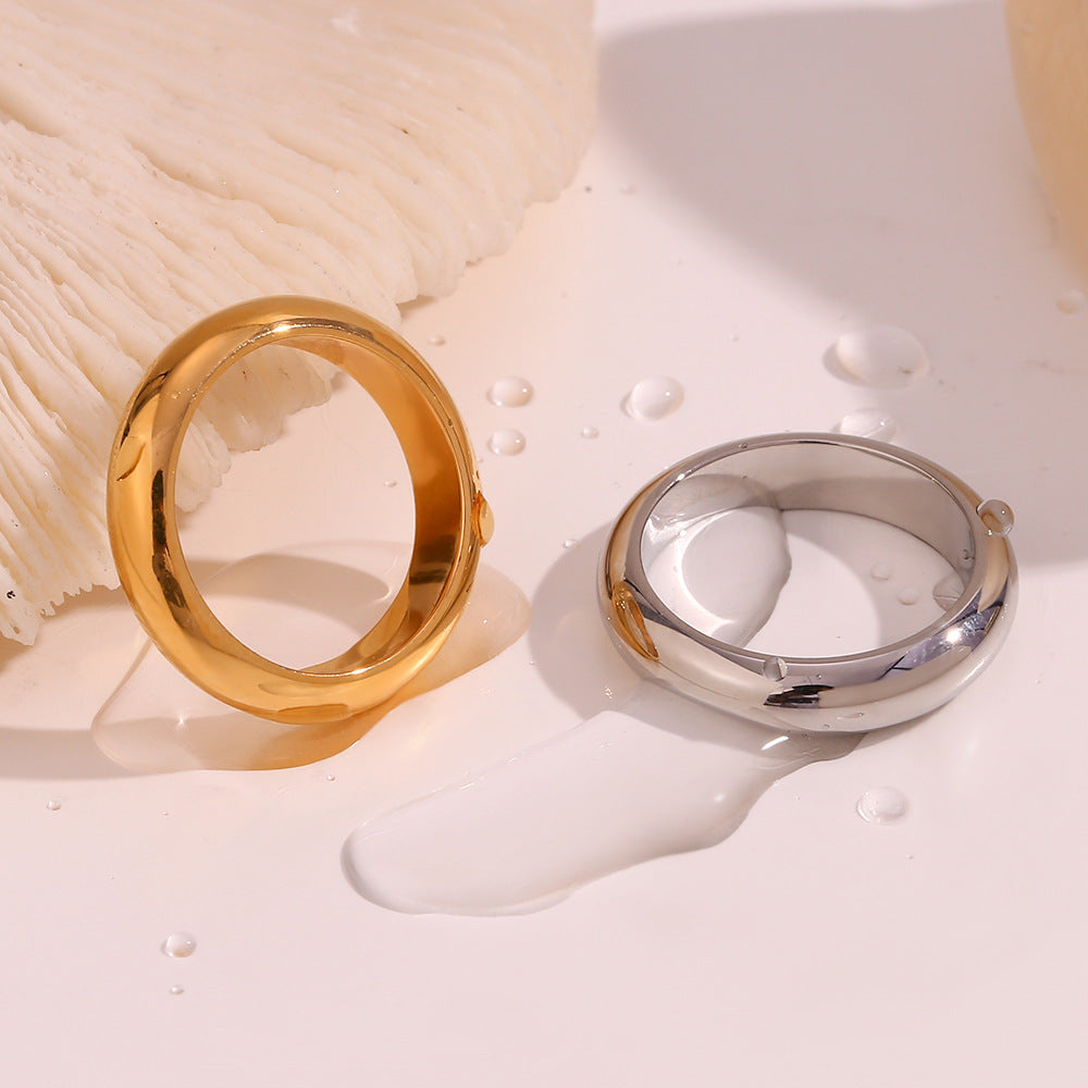 Gold Ring | Waterproof 18K Gold with Minimalist Design 7